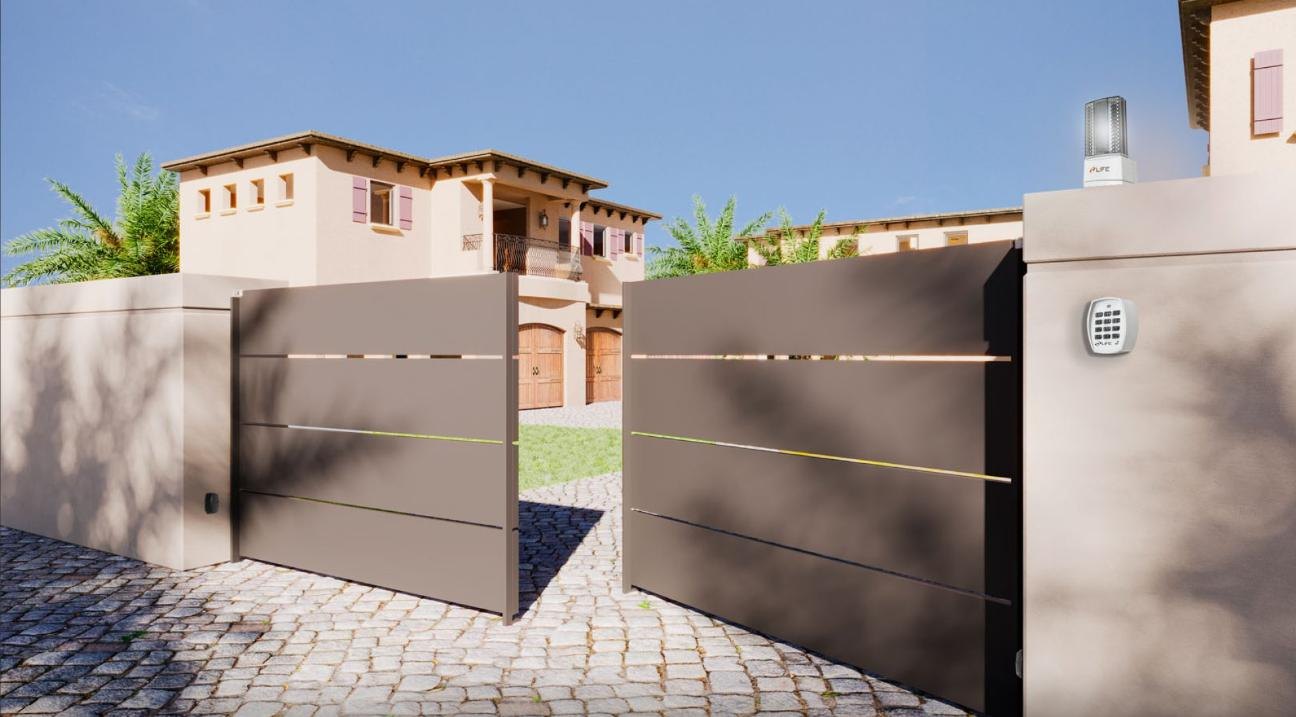 Automatic gate, Indore residence — SMARTIE Indore
